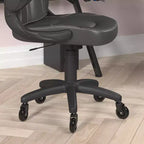 Silla de oficina para videojuegos Flash Furniture X10 estilo de carreras, para PC, ajustable, con brazos plegables y ruedas transparentes