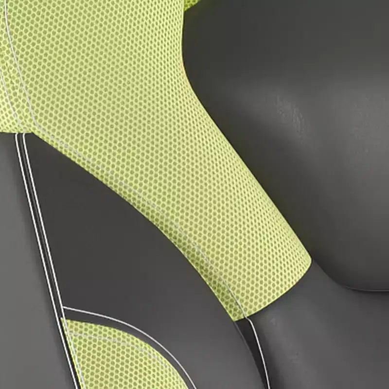 Silla de oficina para videojuegos Flash Furniture X10 estilo de carreras, para PC, ajustable, con brazos plegables y ruedas transparentes
