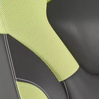 Silla de oficina para videojuegos Flash Furniture X10 estilo de carreras, para PC, ajustable, con brazos plegables y ruedas transparentes