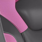 Silla de oficina para videojuegos Flash Furniture X10 estilo de carreras, para PC, ajustable, con brazos plegables y ruedas transparentes