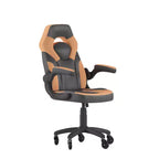 Silla de oficina para videojuegos Flash Furniture X10 estilo de carreras, para PC, ajustable, con brazos plegables y ruedas transparentes