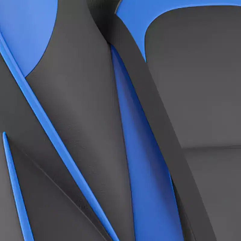 Silla de juego Flash Furniture X40 Silla de ordenador de carreras con respaldo/reposabrazos totalmente reclinables y ruedas transparentes, reposapiés deslizable