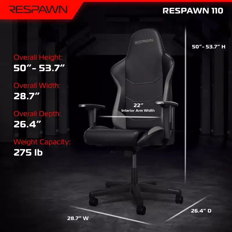 Silla de juego ergonómica RESPAWN 110
