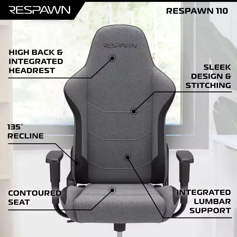 Silla de juego ergonómica RESPAWN 110