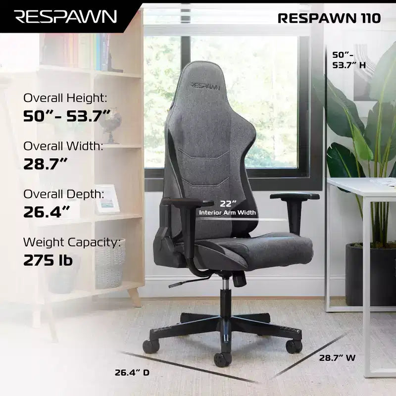 Silla de juego ergonómica RESPAWN 110