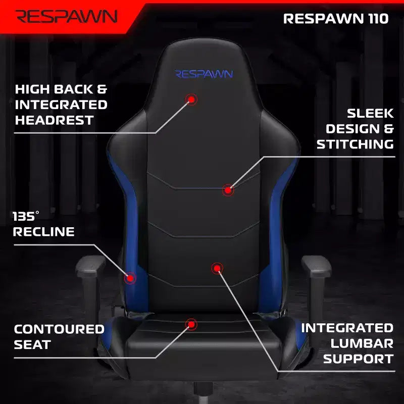 Silla de juego ergonómica RESPAWN 110