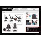 Silla de juego ergonómica RESPAWN 110