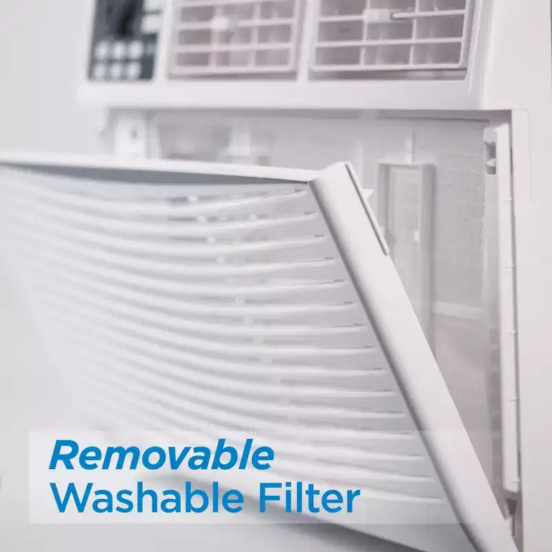 Aires acondicionados de ventana BLACK+DECKER, de 5,000 a 14,000 BTU, enfrían habitaciones de hasta 65 m², con controles remotos o manuales, múltiples velocidades de enfriamiento