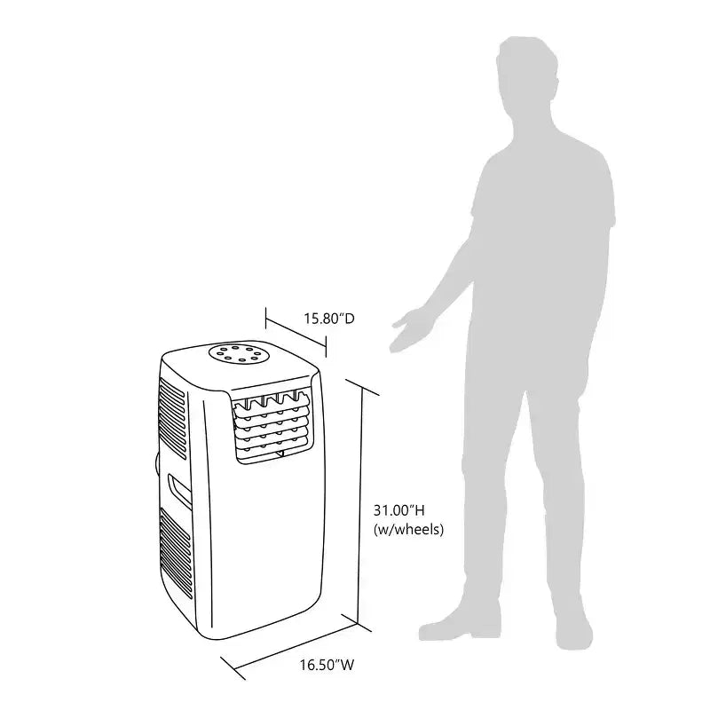 Aire acondicionado y calefactor portátil Newair - 14.000 BTU