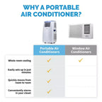 Aire acondicionado y calefactor portátil Newair - 14.000 BTU