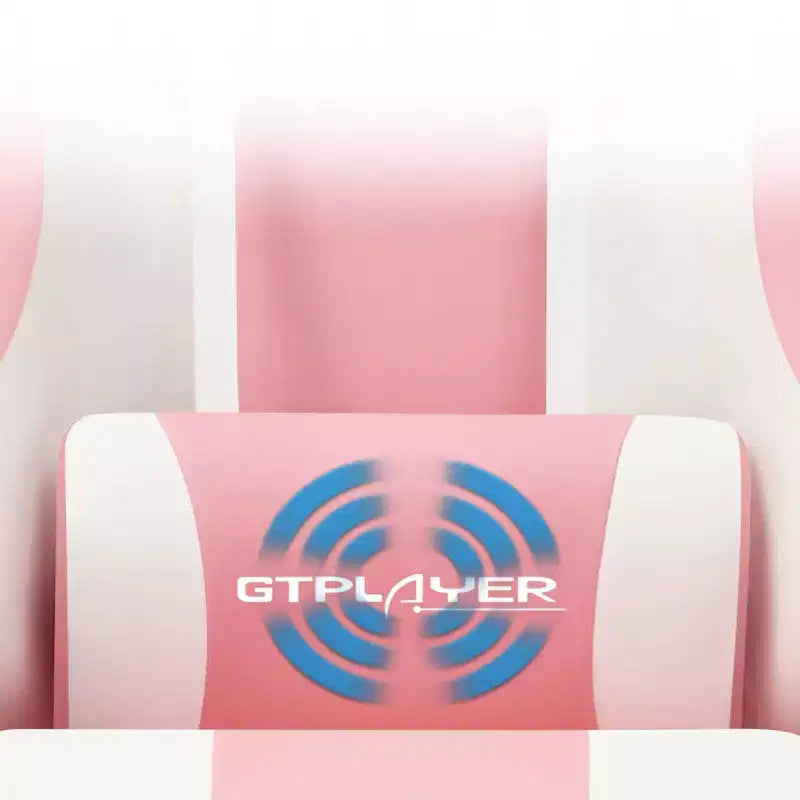 Silla Gamer con Reposapiés y Cojín Masajeador Lumbar Ergonómico de Piel Sintética - GTRACING