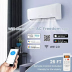 Aire acondicionado mini-split de 24,000 BTU de Costway con bomba de calor y control remoto Alexa Google Home