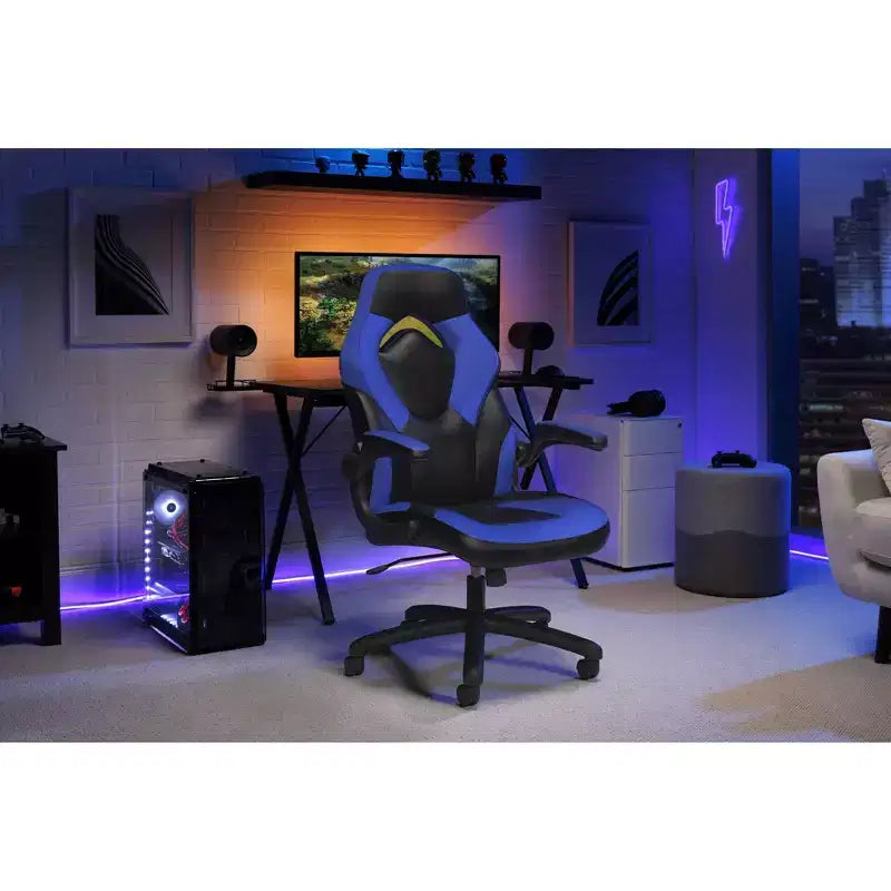 Silla ergonómica para juegos RESPAWN 3085 con brazos abatibles