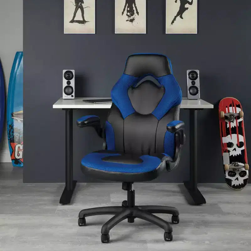 Silla ergonómica para juegos RESPAWN 3085 con brazos abatibles