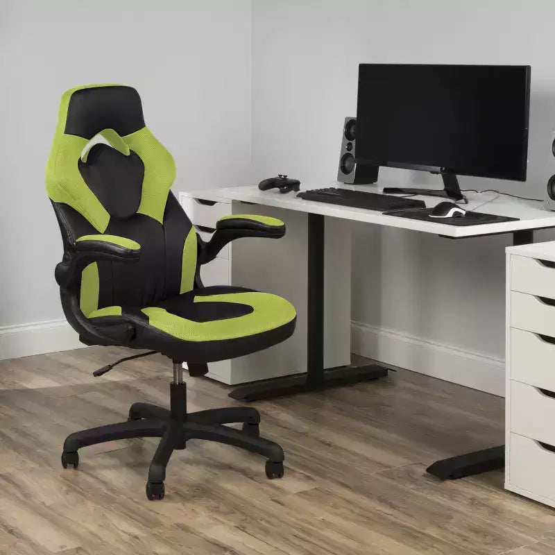 Silla ergonómica para juegos RESPAWN 3085 con brazos abatibles