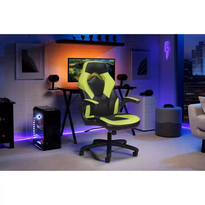 Silla ergonómica para juegos RESPAWN 3085 con brazos abatibles