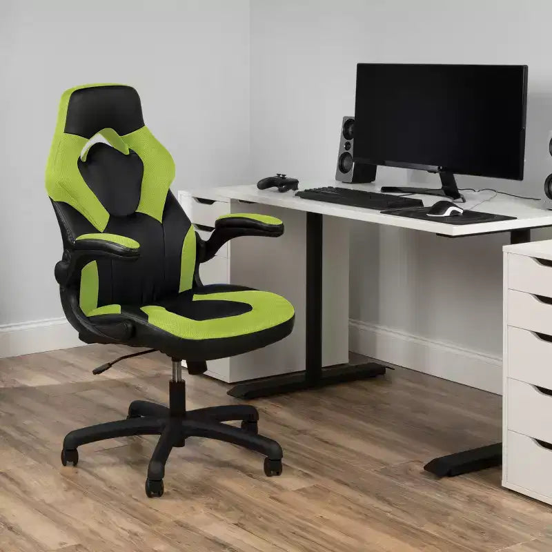 Silla ergonómica para juegos RESPAWN 3085 con brazos abatibles
