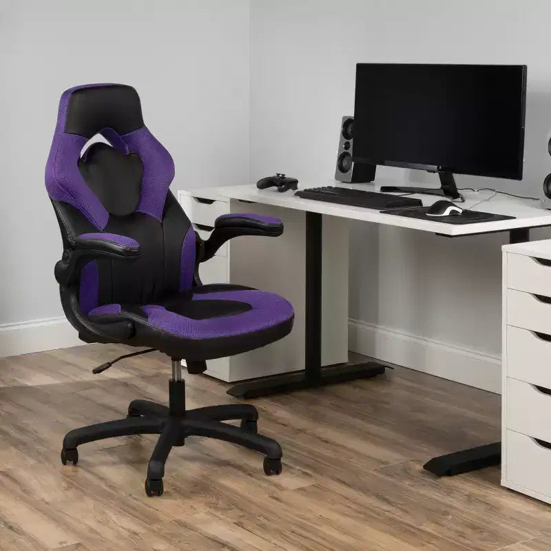 Silla ergonómica para juegos RESPAWN 3085 con brazos abatibles