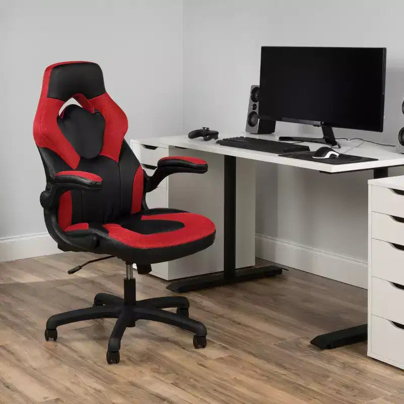 Silla ergonómica para juegos RESPAWN 3085 con brazos abatibles