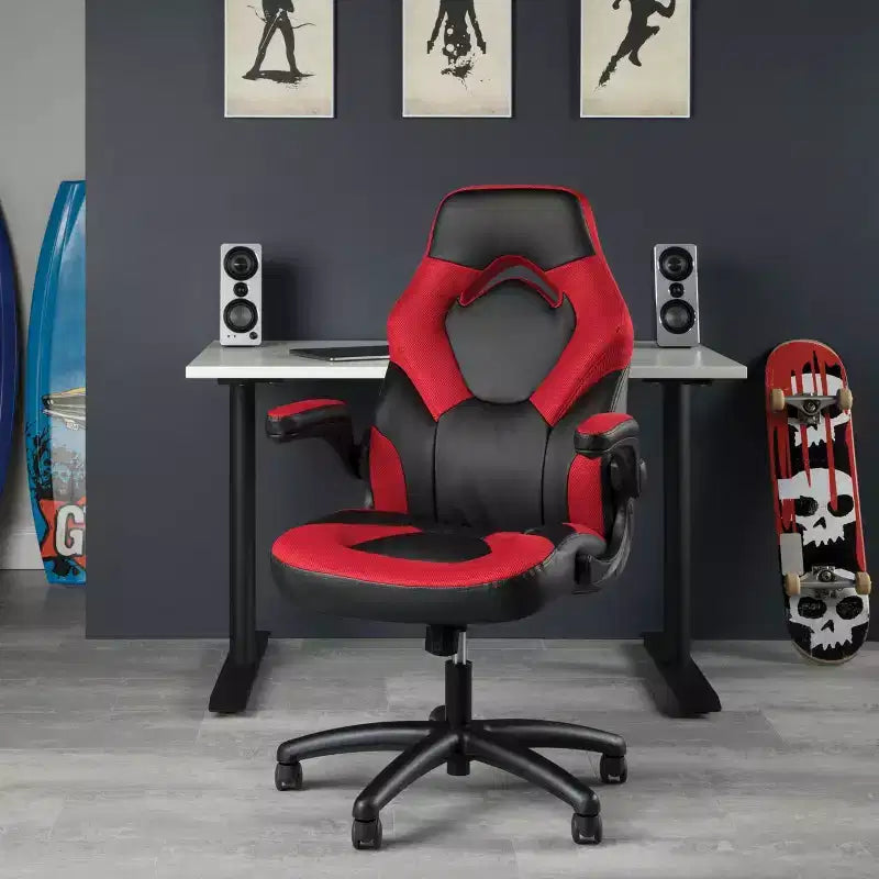 Silla ergonómica para juegos RESPAWN 3085 con brazos abatibles