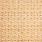 Sillón de comedor de mimbre – Estructura de madera de olmo, respaldo curvo, blanco, capacidad de 125 kg