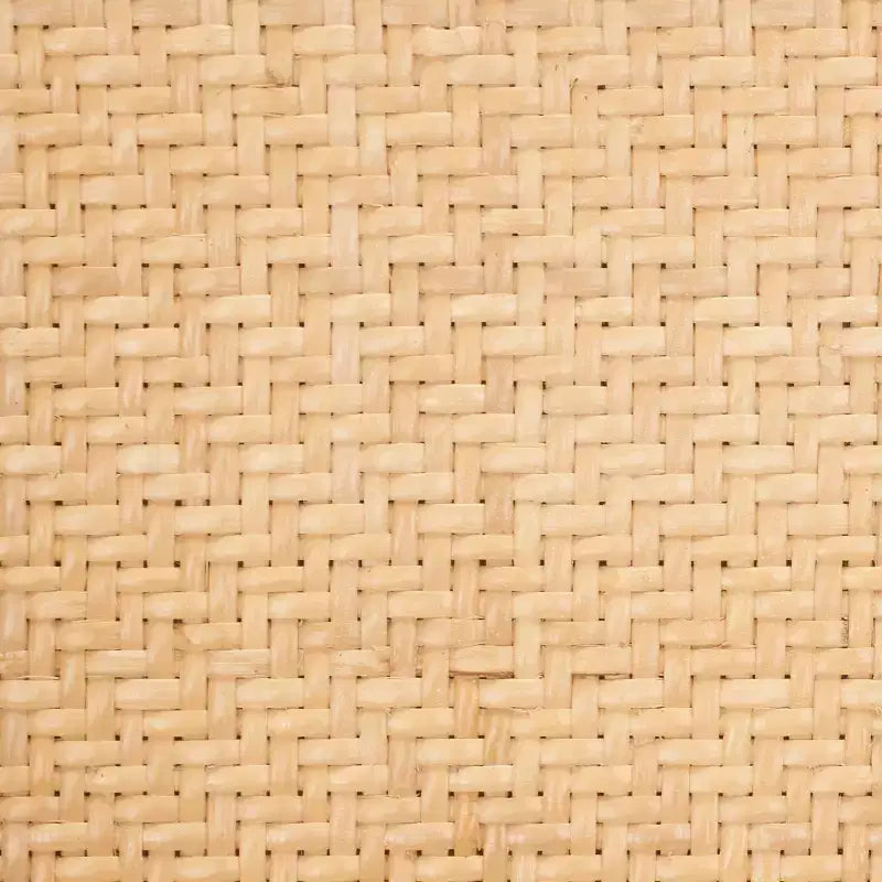 Sillón de comedor de mimbre – Estructura de madera de olmo, respaldo curvo, blanco, capacidad de 125 kg