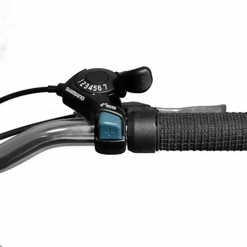 Bicicleta plegable compacta Xspec 20 de 7 velocidades para ciudad, negra (NO eléctrica)