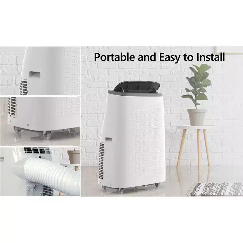 Aire acondicionado portátil Garvee de 14,000 BTU, ventilador con control remoto de 9,300 BTU (DOE)