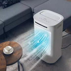 Enfriador de aire evaporativo Costway 4 en 1, humidificador portátil con temporizador, 3 modos y velocidades