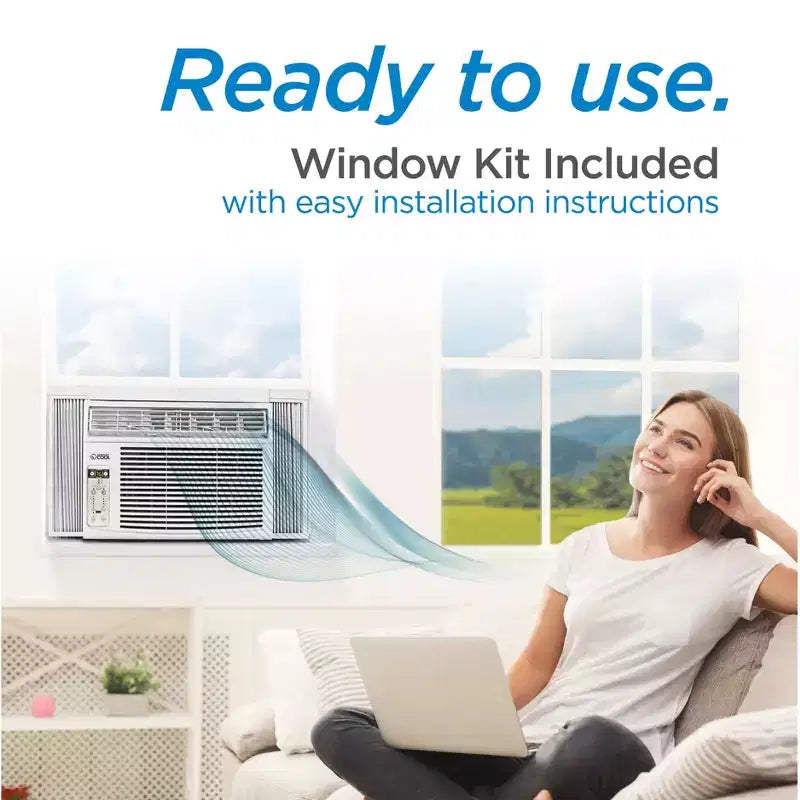 Aire acondicionado COMMERCIAL COOL con control remoto y termostato ajustable