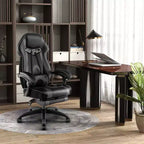 Silla de estilo de carreras de e-sports ajustable Costway con reposacabezas acolchado y soporte lumbar, azul/negro/gris/rojo