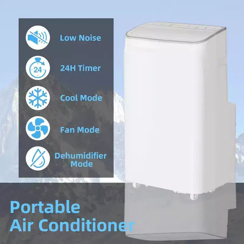Aire acondicionado portátil de 14000/12000 BTU