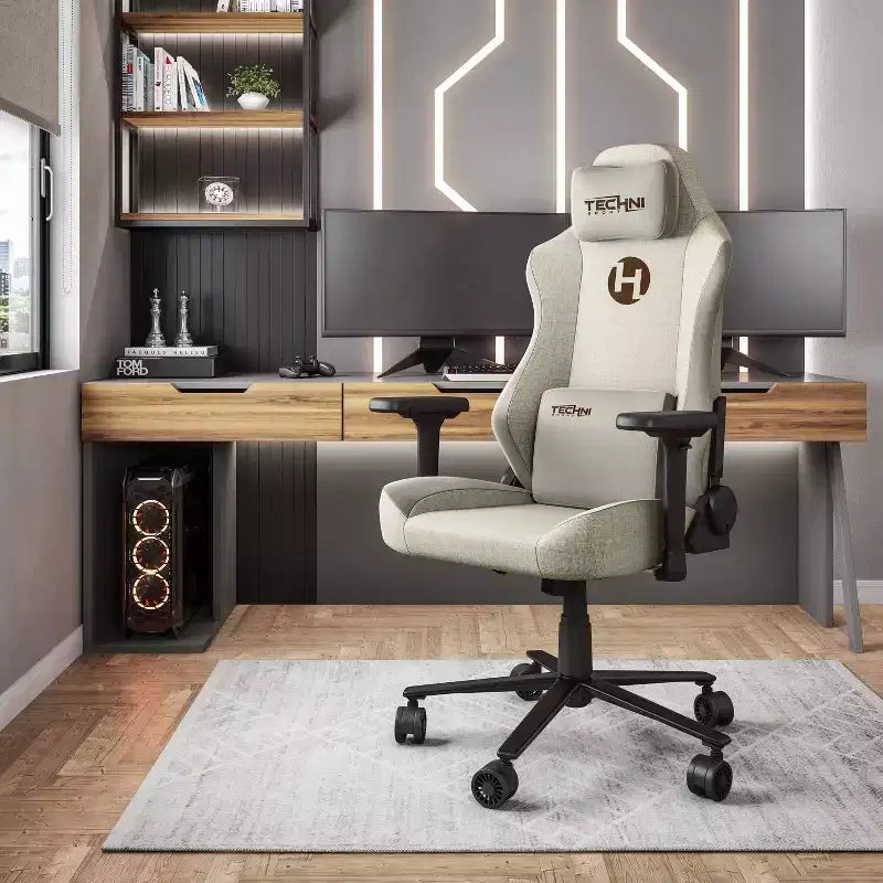 Sillón Gamer de Tela con Memory Foam - Techni Sport