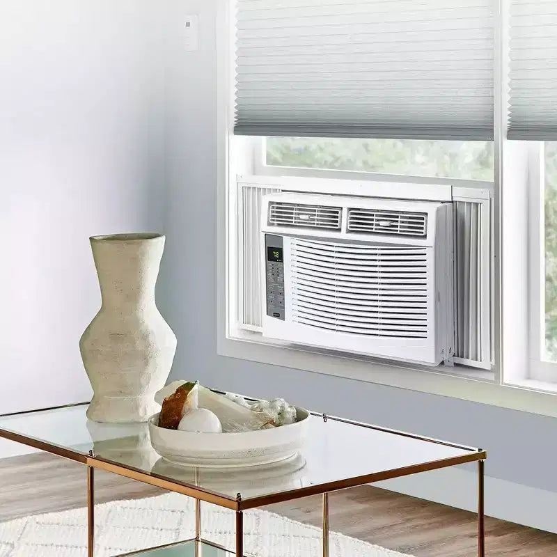Aire acondicionado de ventana de 5000 BTU, unidad de CA para ventana con controles mecánicos fáciles de usar