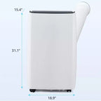 Aire acondicionado, aire acondicionado portátil de 12000 BTU con modos de deshumidificador y ventilador