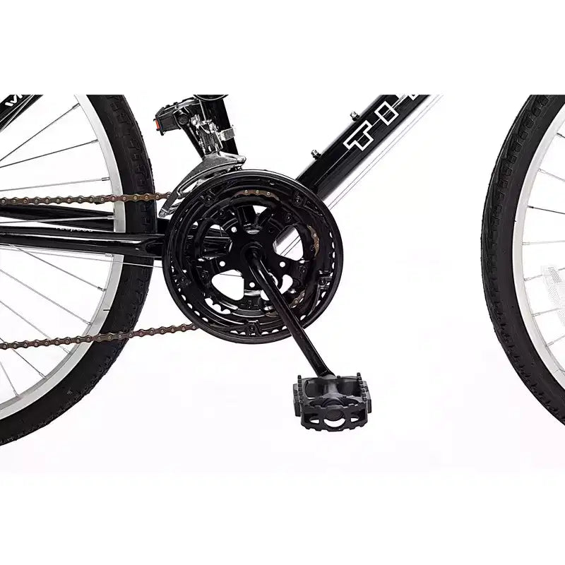 Bicicleta de montaña para mujer Titan Bikes Wildcat de 12 velocidades, morado/negro
