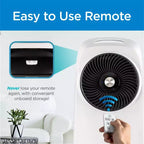 Enfriador de Aire Evaporativo BLACK+DECKER con Pantalla LED, Control Remoto, Tanque de Agua de 2 Galones - Diseño Compacto y Ligero, Blanco