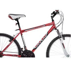 Bicicleta de montaña todo terreno Titan Pathfinder para hombre, de 18 velocidades, con suspensión delantera