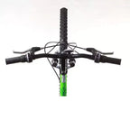 Bicicleta de montaña de 21 velocidades con suspensión Titan Trail para hombre, cuadro de 18 pulgadas, verde y negro