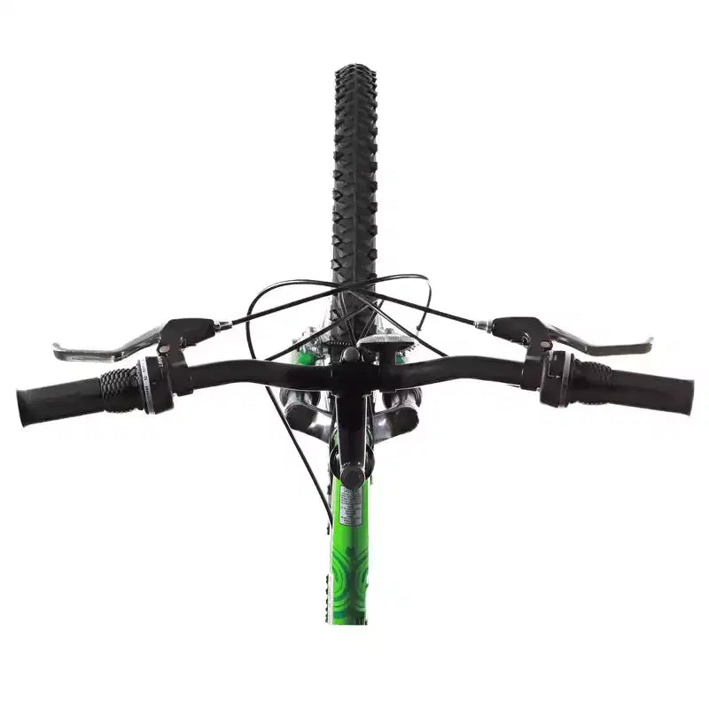 Bicicleta de montaña Titan Trail de 21 velocidades con suspensión para mujer, cuadro de 17 pulgadas, verde y verde oscuro