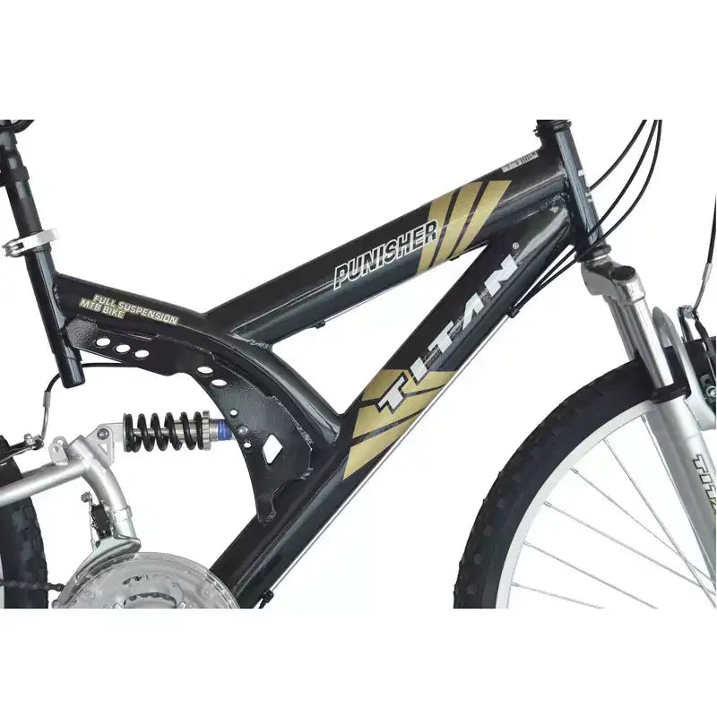 Bicicleta de montaña con doble suspensión Punisher