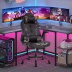 Silla FDW para videojuegos, silla de oficina, silla de escritorio con soporte lumbar, reposabrazos abatibles, reposacabezas