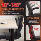 Silla FDW para videojuegos, silla de oficina, silla de escritorio con soporte lumbar, reposabrazos abatibles, reposacabezas