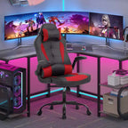 Silla FDW para videojuegos, silla de oficina, silla de escritorio con soporte lumbar, reposabrazos abatibles, reposacabezas