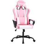 Silla de oficina FDW, silla de juego, silla de escritorio, silla ejecutiva con soporte lumbar, taburete ajustable, silla de ordenador giratoria con ruedas