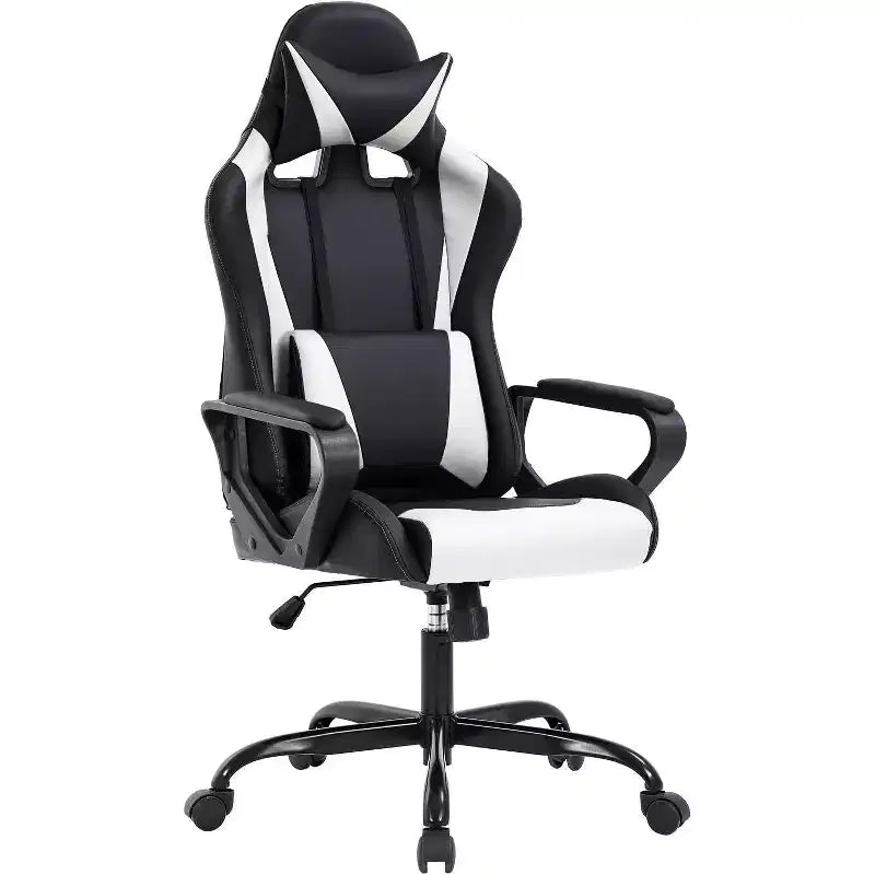 Silla de oficina FDW, silla de juego, silla de escritorio, silla ejecutiva con soporte lumbar, taburete ajustable, silla de ordenador giratoria con ruedas