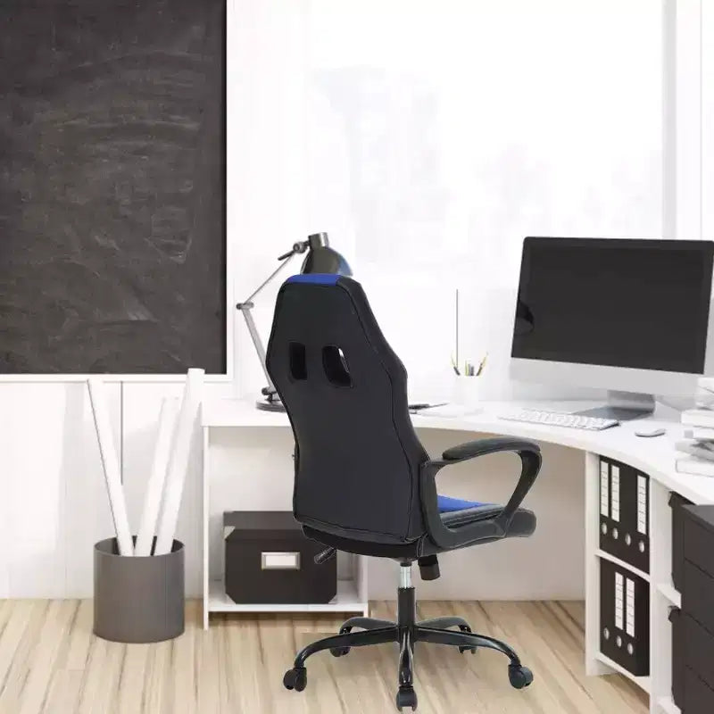 Silla de oficina FDW Silla gamer de PC Silla de escritorio barata de cuero PU Silla ejecutiva para ordenador Soporte lumbar para mujeres y hombres