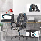 Silla de oficina FDW Silla gamer de PC Silla de escritorio barata de cuero PU Silla ejecutiva para ordenador Soporte lumbar para mujeres y hombres