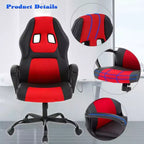 Silla de oficina FDW Silla gamer de PC Silla de escritorio barata de cuero PU Silla ejecutiva para ordenador Soporte lumbar para mujeres y hombres