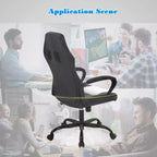 Silla de oficina FDW Silla gamer de PC Silla de escritorio barata de cuero PU Silla ejecutiva para ordenador Soporte lumbar para mujeres y hombres